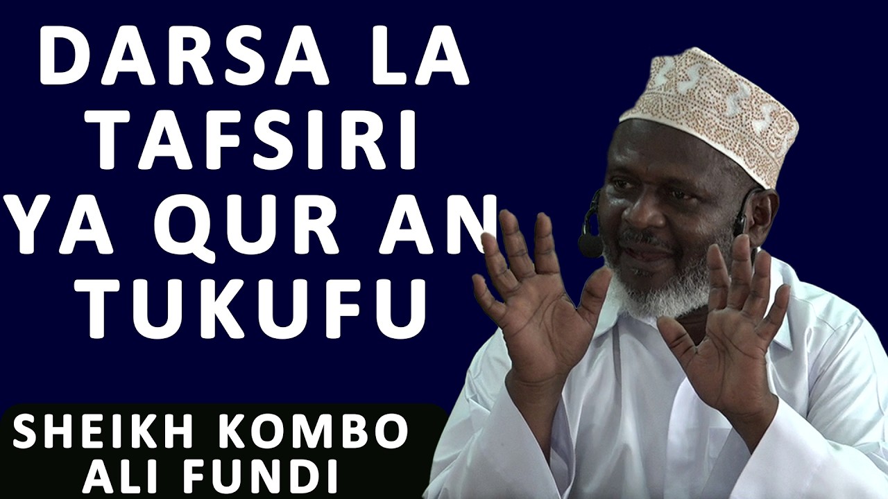 MADAI YA MUNGU KUA ANA MTOTO SIO YA KWELI, MUNGU HANA MKE WALA MTOTO, SHEIKH KOMBO ALI FUNDI