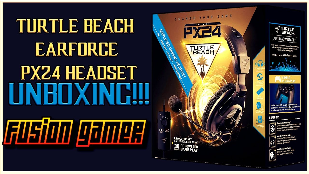 Mis Nuevos Turtle Beach Px Headset Unboxing Youtube