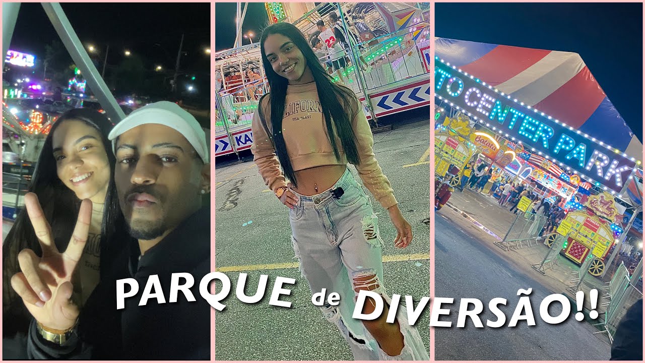 VLOG: NO PARQUE DE DIVERSÕES - CENTER PARK EXPOMINAS 🎡