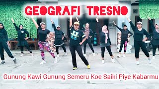 Gunung Kawi Gunung Semeru (Geografi Tresno)//senam kreasi lagu viral //Fina Kreasi 