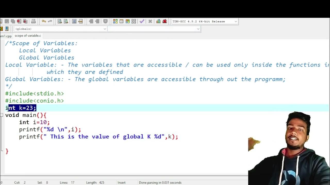 Scope of variable tutorial 4 programming from basic to advance