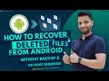 How to recover deleted files from android without root  backup 2024 restore lost photos s
