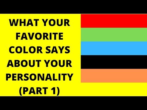 Personality Test: What Does Your Favorite Color Say About You | Psycho Bytes