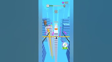 Roof Rails game lvl 37 #shorts #gamingwithrabia #roofrails  #gameplay