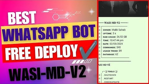 WASI-MD-V2 | DEPLOY ON HEROKU WHATSAPP BOT | NEW BOT 2024| DEPLOY FREE✔️