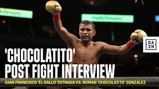 Roman 'Chocolatito' Gonzalez Post Fight Interview