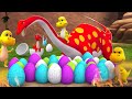Long neck dinosaur family  dinosaur eggs hatching  funny dinosaurs eggs compilation 3d cartoons
