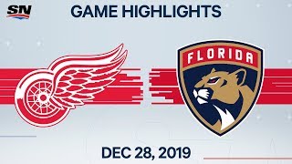 NHL Highlights | Red Wings vs. Panthers - Dec. 28, 2019