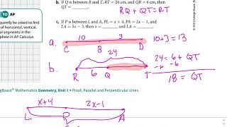Notes for 4.1 - Segment and Angle Measurement