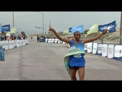 Raw Video: Bay to Breakers Finish Line at Ocean Beach