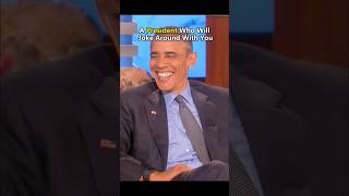A President Who Will Joke Around With You.#president #obama #usa #fyp #funnymoments #iconic #laugh