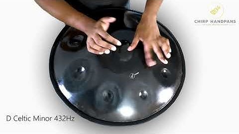 D Celtic Minor 432Hz Handpan by Chirp Handpans
