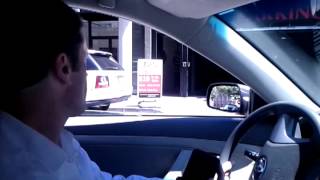 QuickPay Smartphone parking app entry demonstration