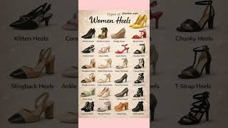 Types of women heels#style #fashion #tips #fashionstyle #fashiontrends #trending #women #heels