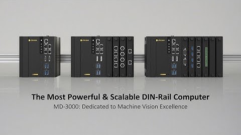 CINCOZE | MD-3000 | Expand Possibilities with the Most Flexible DIN-Rail Computer