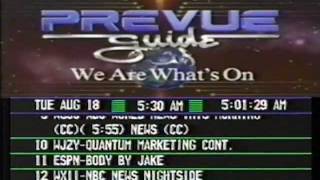 TV Listings (August 18th 1992)