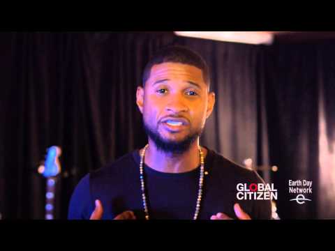 Usher talks all things #GlobalCitizen2015EarthDay