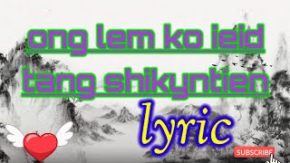 ong lem ko ieid  tang shikyntien lyric ##love song💕