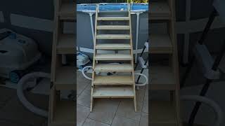 Échelle Pour Piscine Intex 1.22 De Hauteur Merci A Tekflam Pour Sa Vidéo C Est Une Première Pour Moi