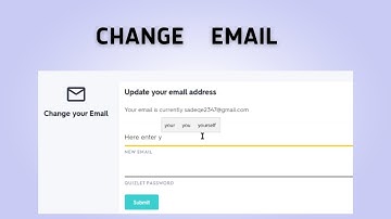 How to Change email in Quizlet