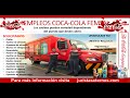 FEMSA Coca-Cola Bolsa de trabajo y Empleo  👩‍🦰 🧑 2021 Beneficios-Requisitos-Documentación