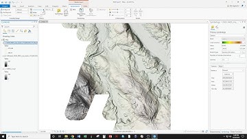 Hypsometric Elevation Tints over Hillshade in ArcGIS Pro 2.4.0