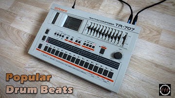 The Most Popular Drum Beats with the Roland TR-707 - Rhythm Composer Patterns