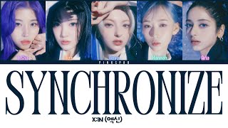 Xin 엑신 Synchronize Color Coded Lyrics Rom Han Eng
