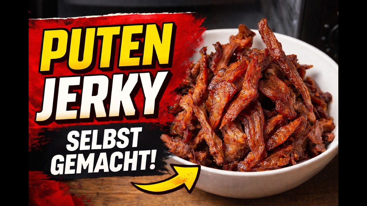 Puten-Jerky selbstgemacht !!! Einmalig leckere Knabberei 👍🏼😋