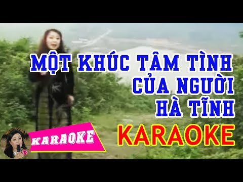 [KARAOKE] Một Khúc Tâm Tình Của Người Hà Tĩnh - Thu Hiền | Beat Chuẩn