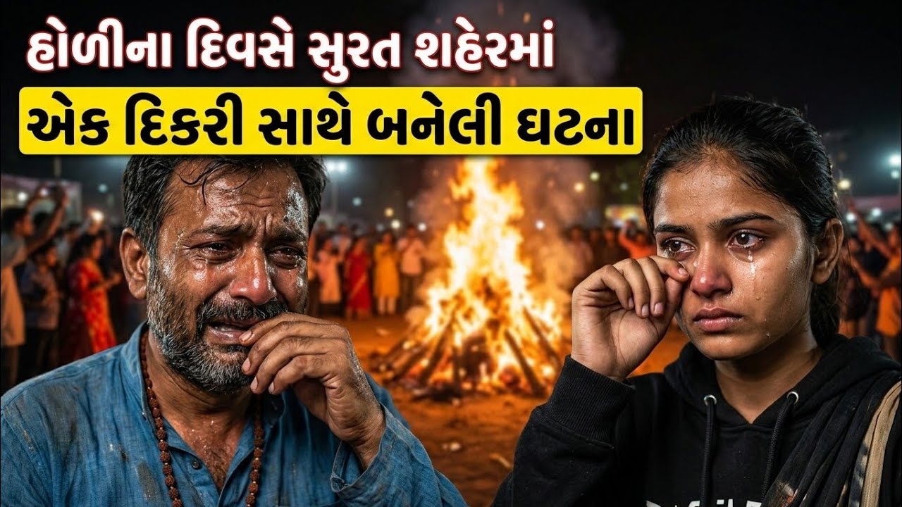 હોળીના દિવસે સુરત શહેરમાં એક દિકરી સાથે બનેલી સત્ય ઘટના | Emotional Gujarati Story | Moral Stories |