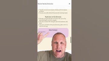 Automatic Session Handout | Archivist AI