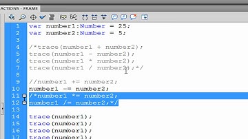 Flash CS3/CS4 Actionscript 3.0 Basics Tutorial(Math 10)