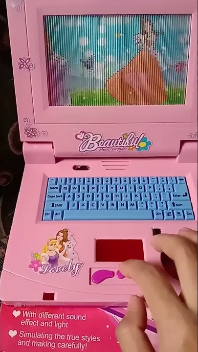 ASMR 🌈🏩💗 💻  barbie laptop toy most satisfying toy sounds #viral #trending / Elaine Macasinag
