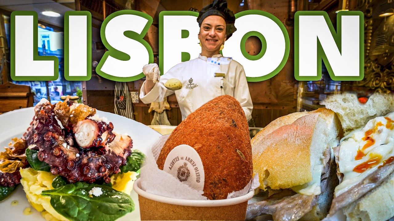 Уличная гастрономическая экскурсия по Лиссабону: 8 закусок, которые нельзя пропустить! 🇵🇹