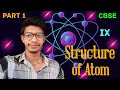 Structure of Atom Class 9 Part 1 | Class 9 Science chapter 4 | Sahincer Sahin Sir