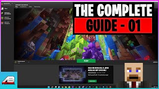 Minecraft Beginners Guide - EP1 - The Launcher and Starting Your First Survival World