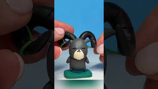 DIY новогодний декор: «99 ночей в лесу» — малыш баран из пластилина (Roblox)