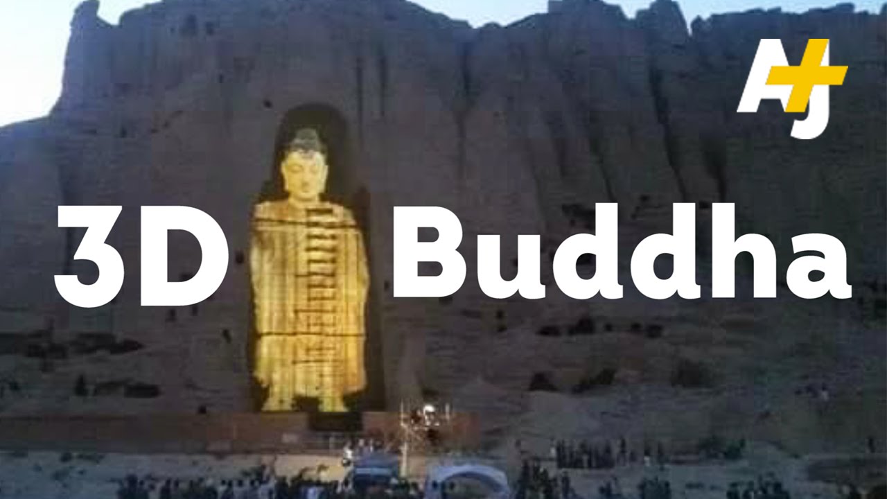 Destroyed Buddha Statues Rise Again...In 3D - YouTube