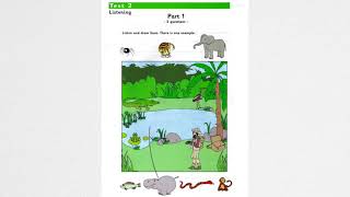 STARTERS 4 TEST 2 LISTENING PART 1
