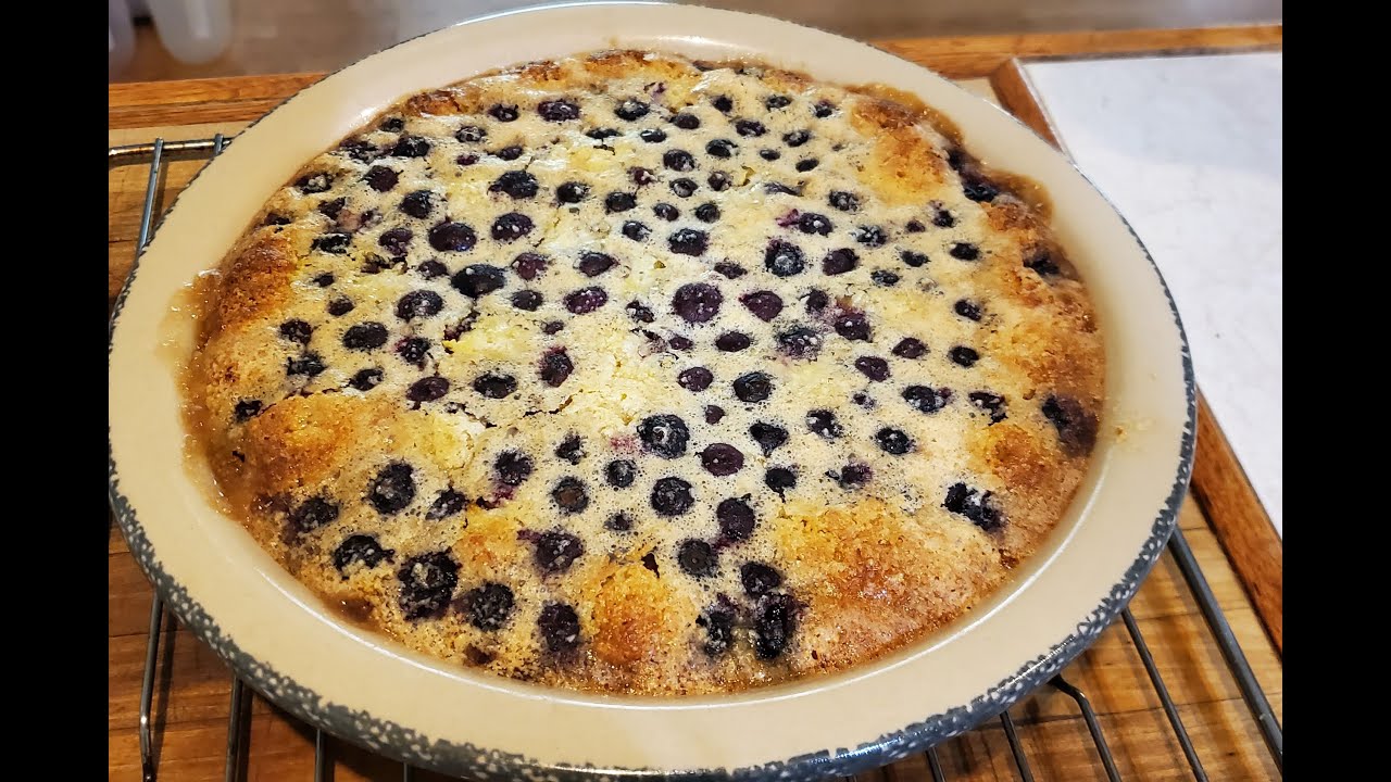 Blueberry Buttermilk Pie Gluten Free YouTube