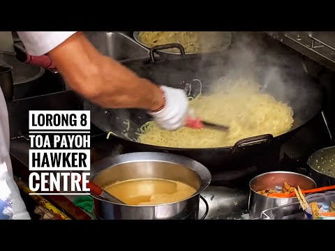 SINGAPORE HAWKER CENTRE TOUR - LORONG 8 TOA PAYOH HAWKER CENTRE - PART 1