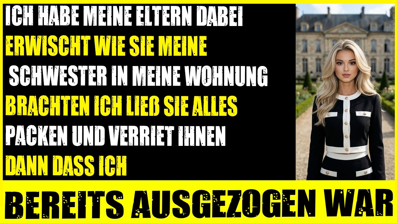 Ich ließ sie packen dann enthüllte ich, dass ich schon ausgezogen war!