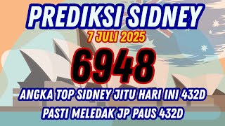 PREDIKSI SYDNEY LOTTO 7 JULI 2025 | BOCORAN TOGEL SIDNEY HARI INI | RUMUS KEPALA EKOR SYDNEY JITU