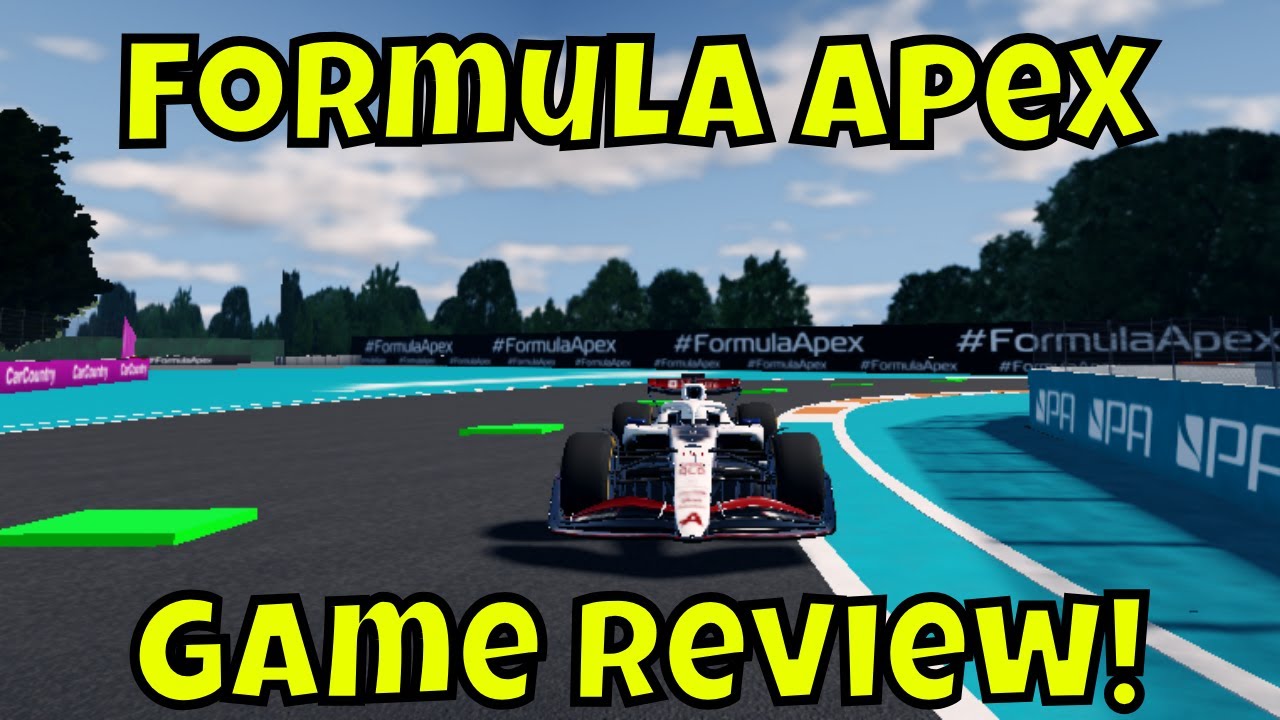 Roblox formula Apex Racing game review! - YouTube