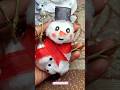 Easy Snowman Making ⛄ | Winter Art | Cute Snowman Drawing #shorts #christmascraft