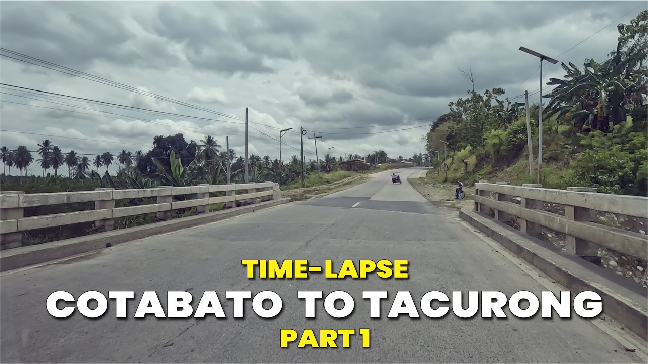 Time Lapse: Cotabato City to Shariff Aguak | 1h 10m in 4m | Drive to Tacurong - Part 1