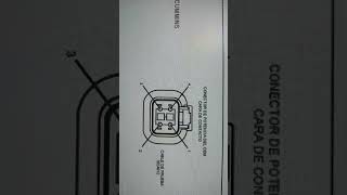 conector de alimentación ECM motor ISX diagrama