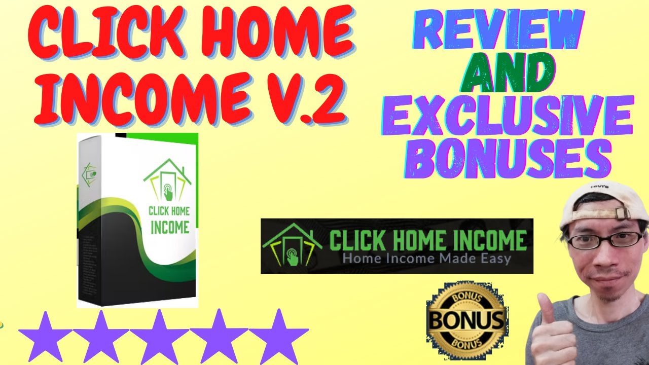 🔥Click Home Income Review And Bonuses🔥 Buy Click Home Income With My ...