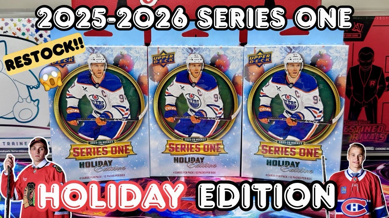 25/26 Upper Deck Series One Hangers Holiday Edition!! Пополнено и готово к использованию!! Young ...